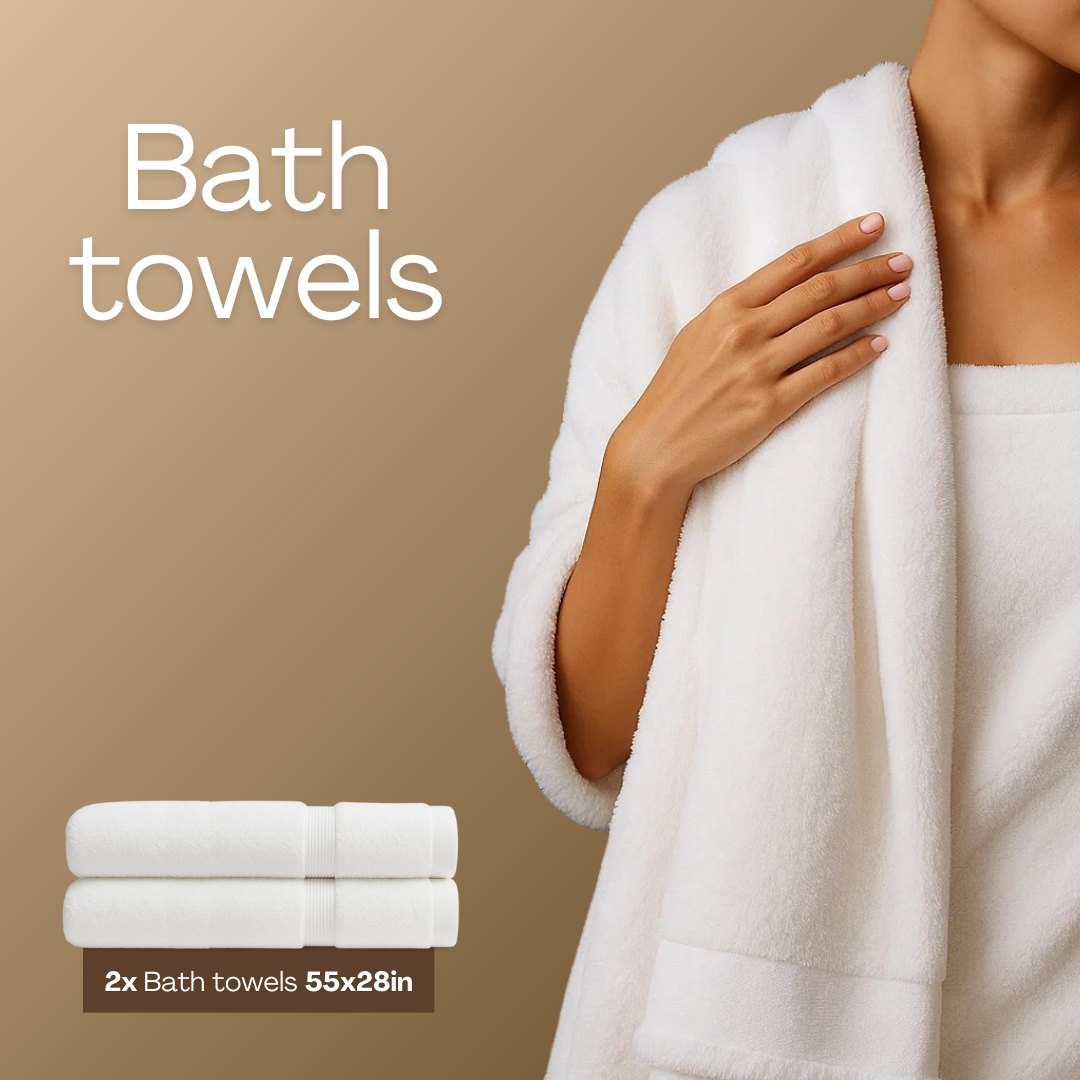 Heavyweight cotton bath bundle | 8pcs