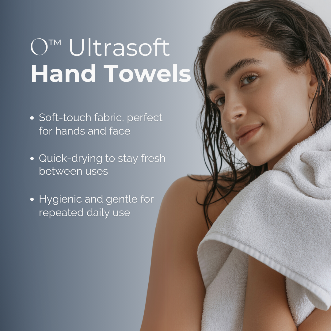 Ultrasoft Egyptian Cotton Hand Towels 2pcs (28x16in)