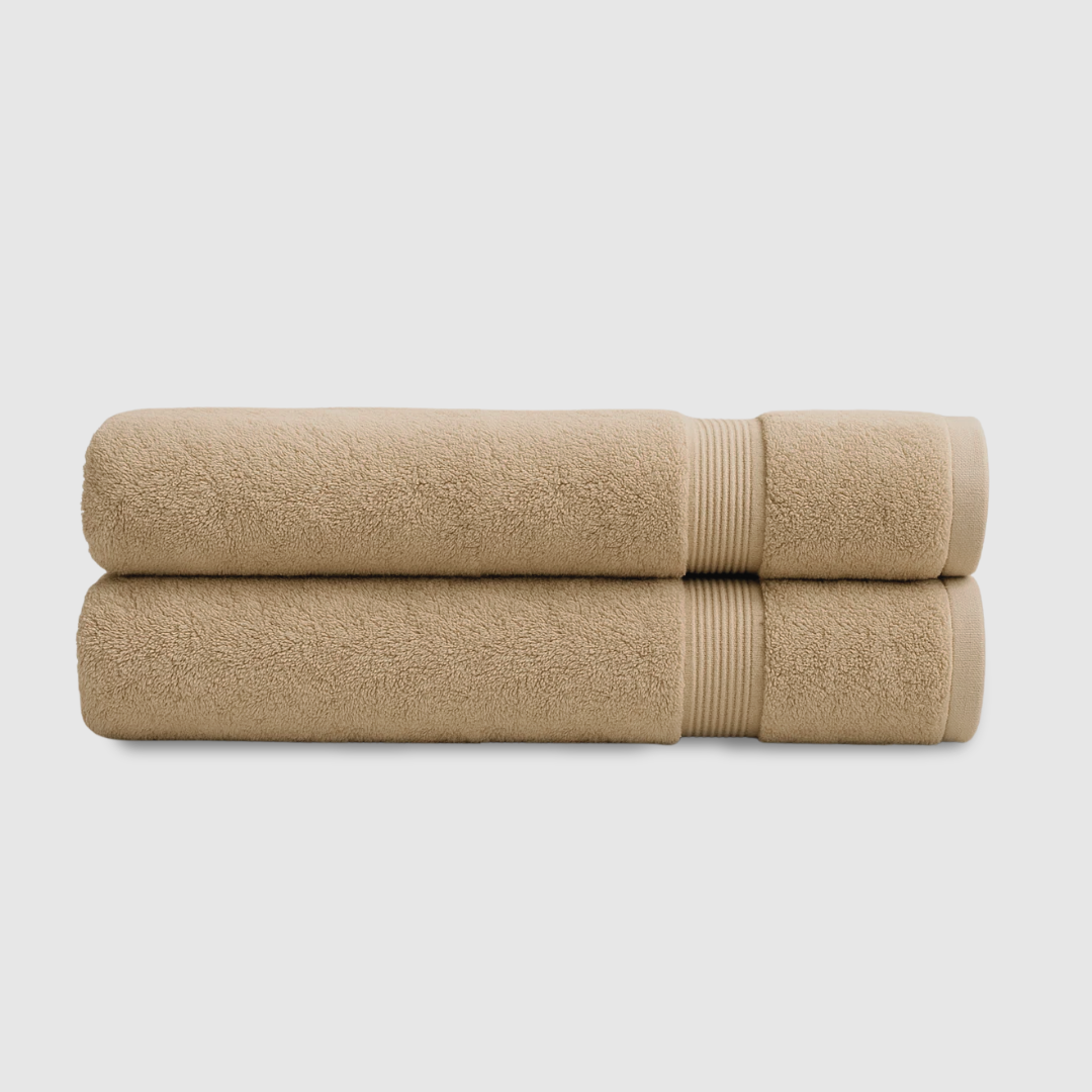 Heavyweight cotton bath towels | 2pcs (55x28in)