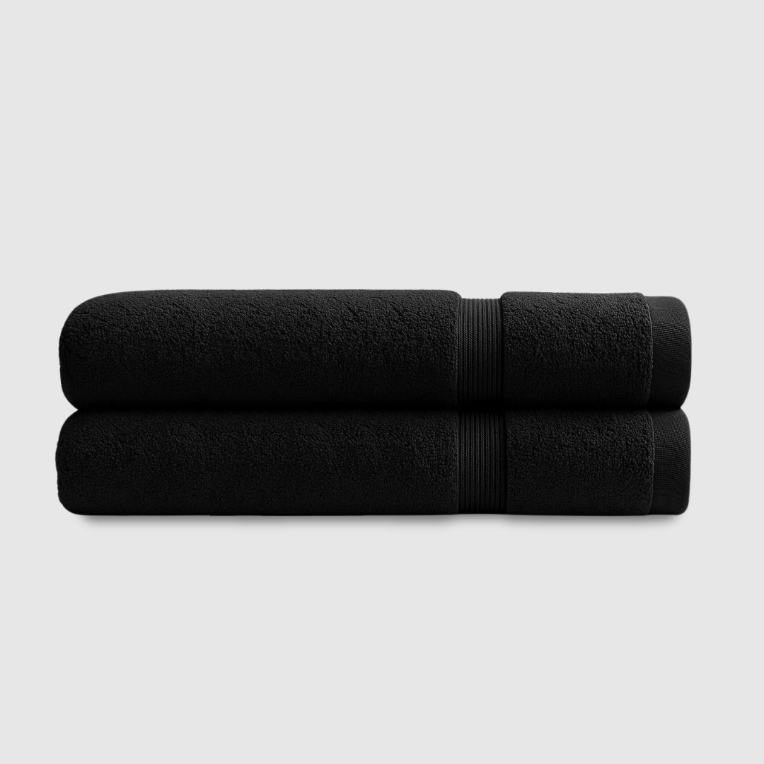 Heavyweight cotton bath towels | 2pcs (55x28in)
