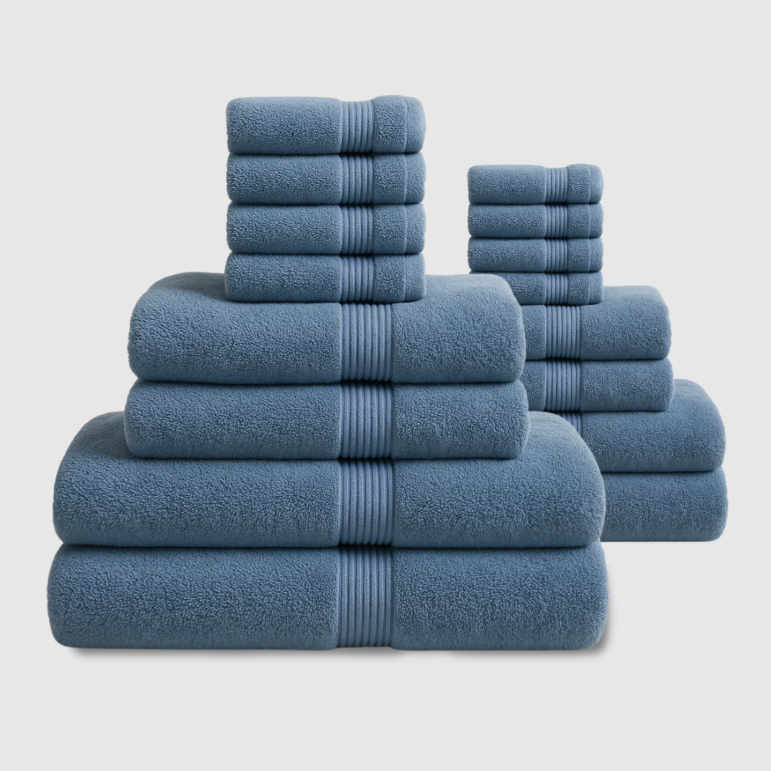 Heavyweight cotton bath bundle | 16pcs