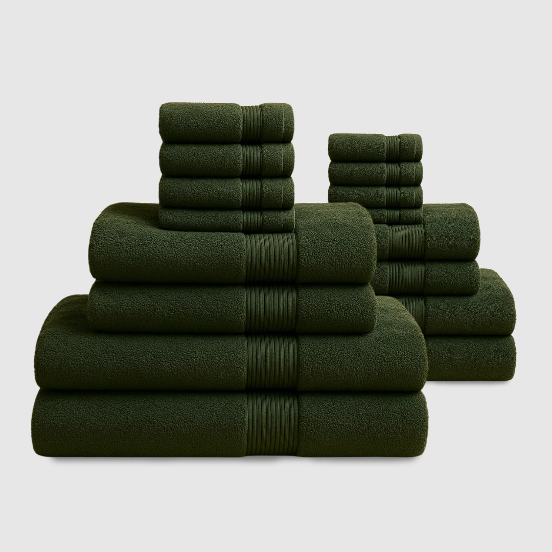 Heavyweight cotton bath bundle | 16pcs