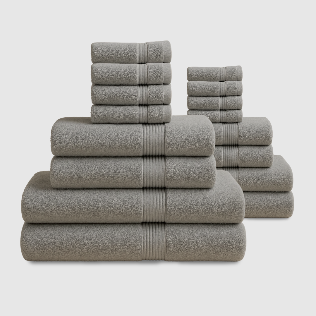 Heavyweight cotton bath bundle | 16pcs